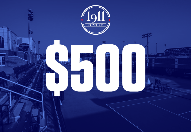 $500 admission to the 1911 Group x SMU Tennis fundraiser